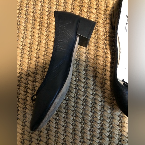 repetto black Camille heeled ballet flats 38.5 7 - Picture 3 of 5
